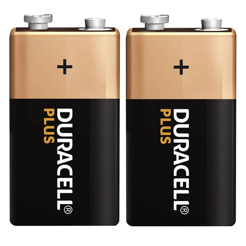 2 Piles alcalines Plus 100% 6LR61 (9V) DURACELL - Image 2