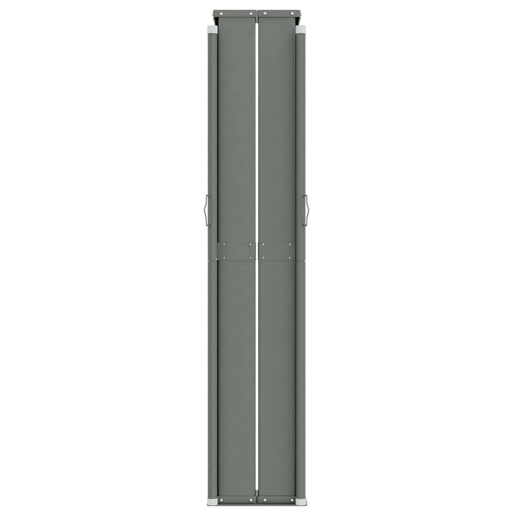Helloshop26 - Auvent paravent store brise-vue latéral rétractable de patio jardin terrasse balcon protection visuelle écran 160 x 600 cm rouge - Imagen 3