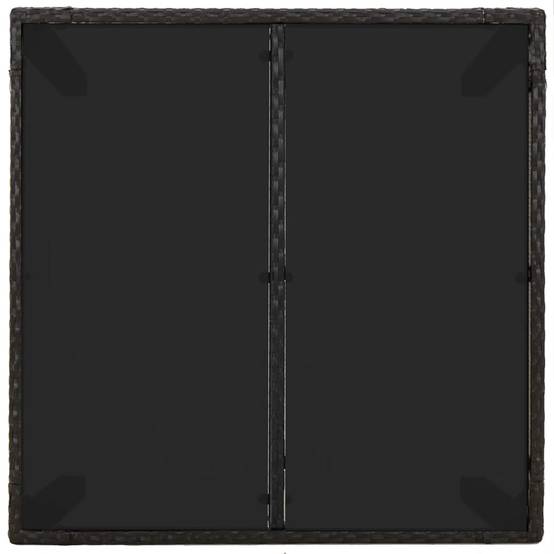Vidaxl - Ensemble à manger de jardin avec coussins 3 pcs Noir vidaXL 3157951 - Image 8
