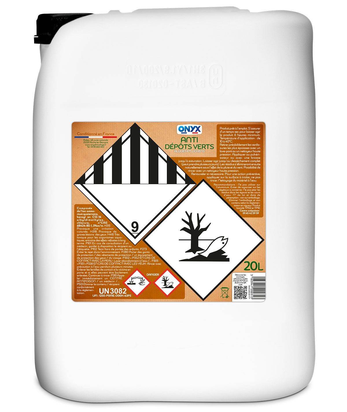 Onyx - Anti Dépôts-Verts (20 litres) | E03052002 - Onyx - Image 2