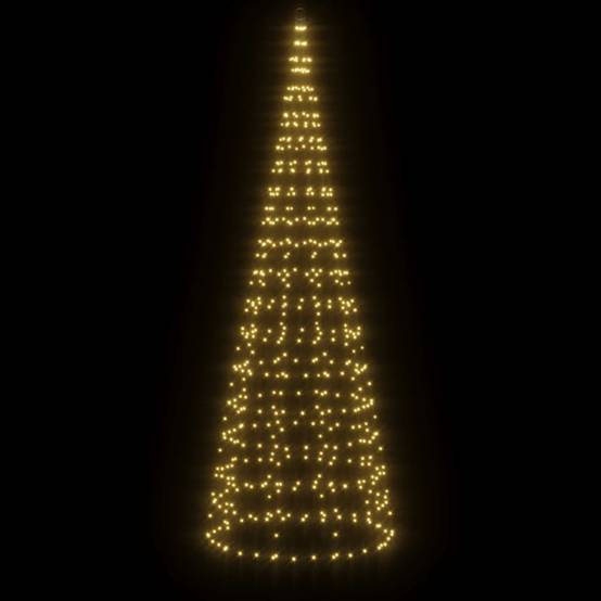 ComfortXL - Sapin de Noël pour Mât 550 LED Décoration Jardin Extérieur 300cm Blanc Chaud – ComfortXL Outdoor Living - Image 3