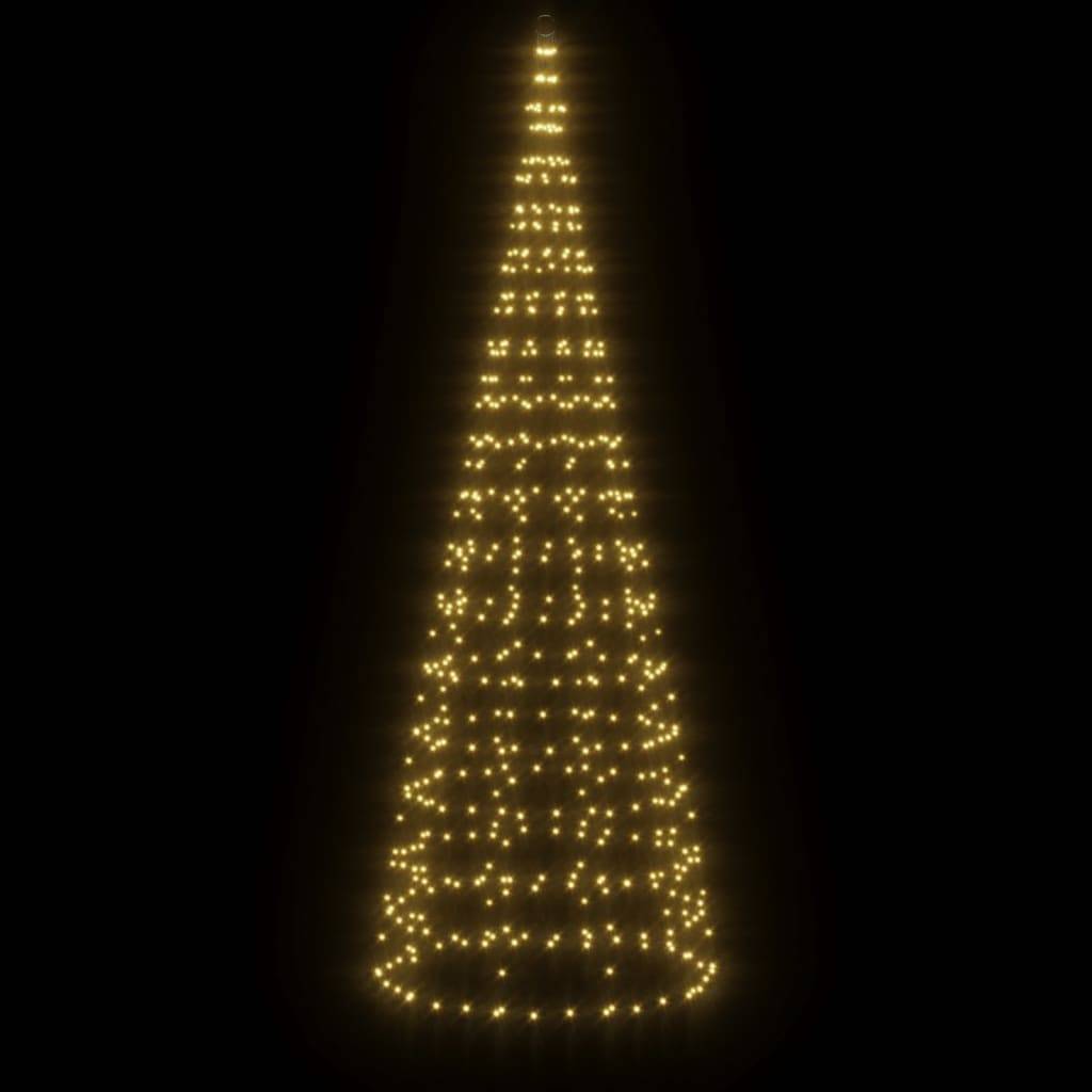 ComfortXL - Sapin de Noël pour Mât 550 LED Décoration Jardin Extérieur 300cm Blanc Chaud – ComfortXL Outdoor Living - Image 3