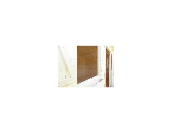 Altanka - Abri de jardin en bois - 4x3 m + terrasse avec balustrade et avant-toit en bois - 24 m2 - DOM337+DOM392+DOM393+POD04 - ALTANKA - Imagen 10