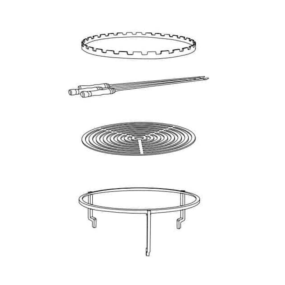 Set grille et 4 accessoires OFYR 100 - Imagen 2