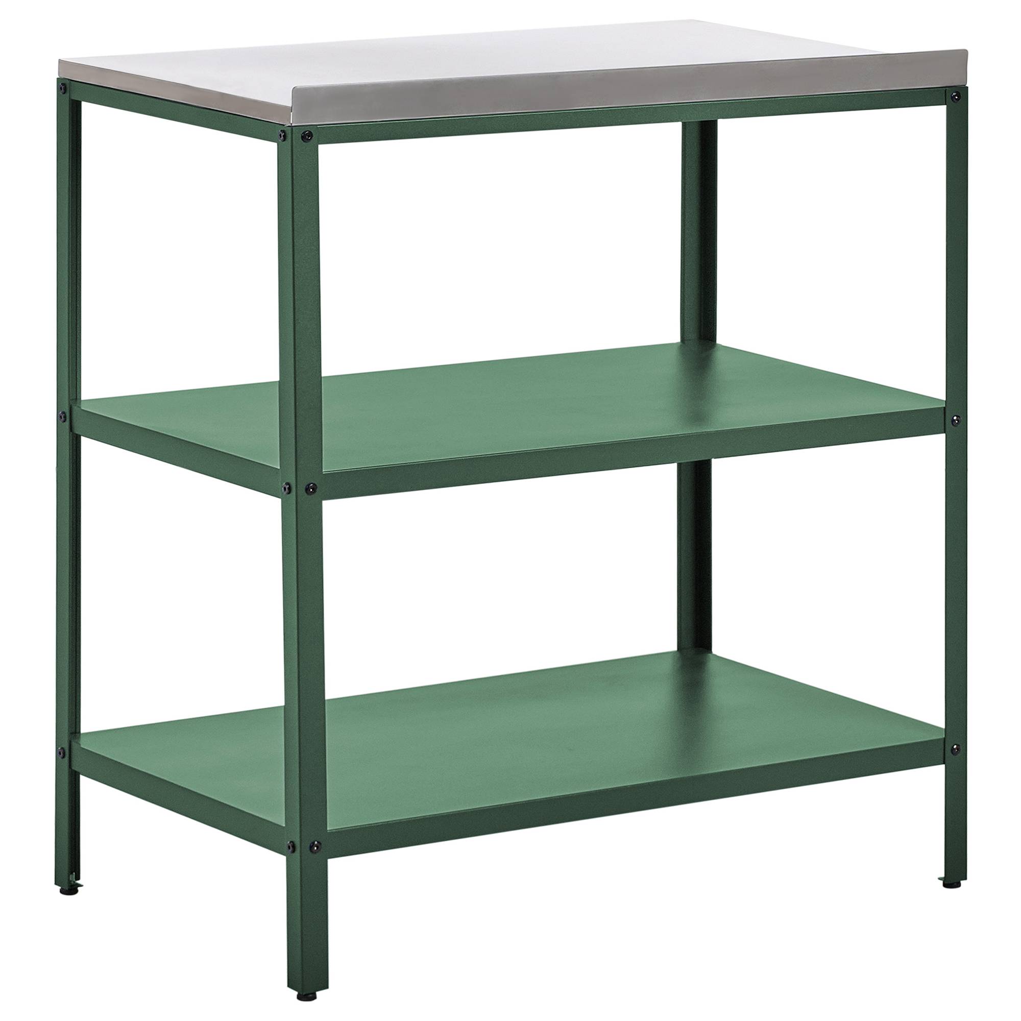 Beliani - Cuisine de jardin Acier Vert VILAMA - 80x50x90- Beliani - Image 5