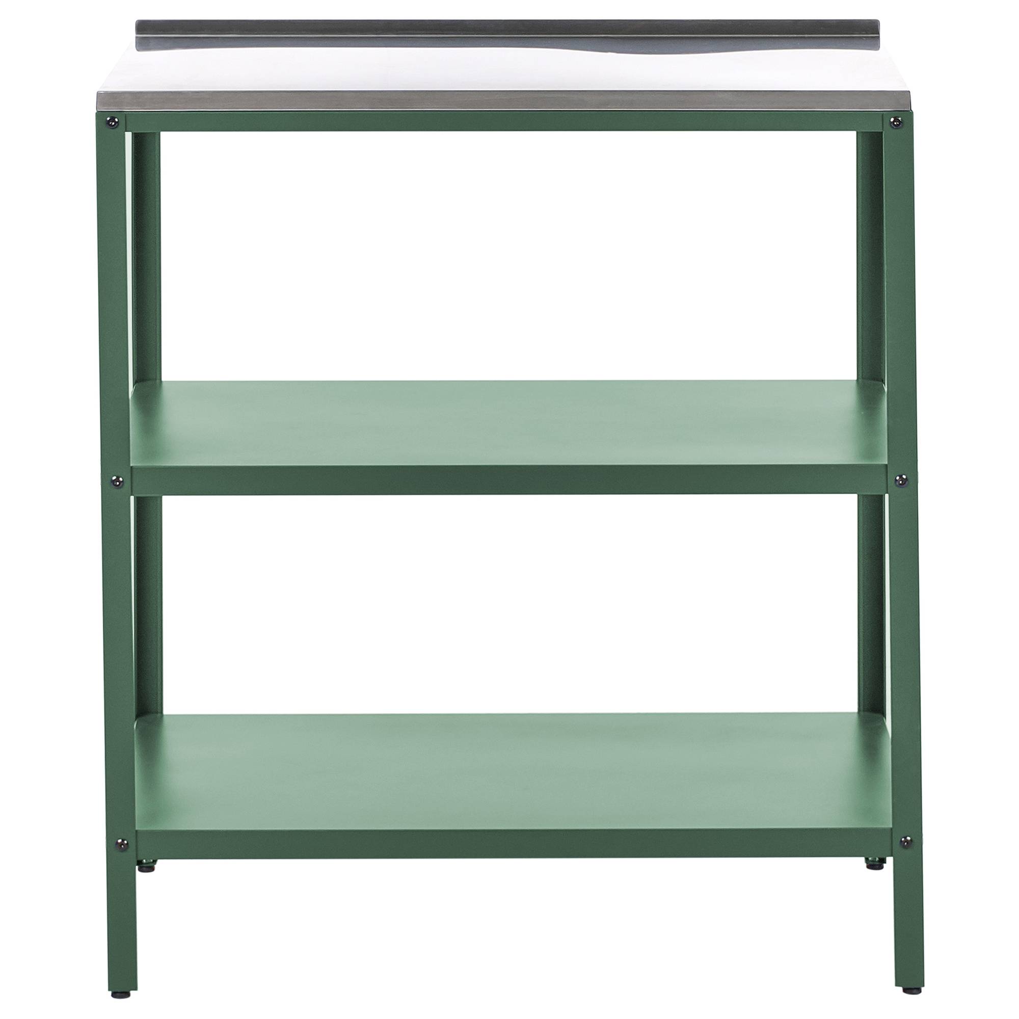 Beliani - Cuisine de jardin Acier Vert VILAMA - 80x50x90- Beliani - Image 4
