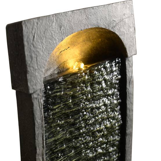 0 - Fontaine LED en polyrésine, noire Teamson Home - Image 7