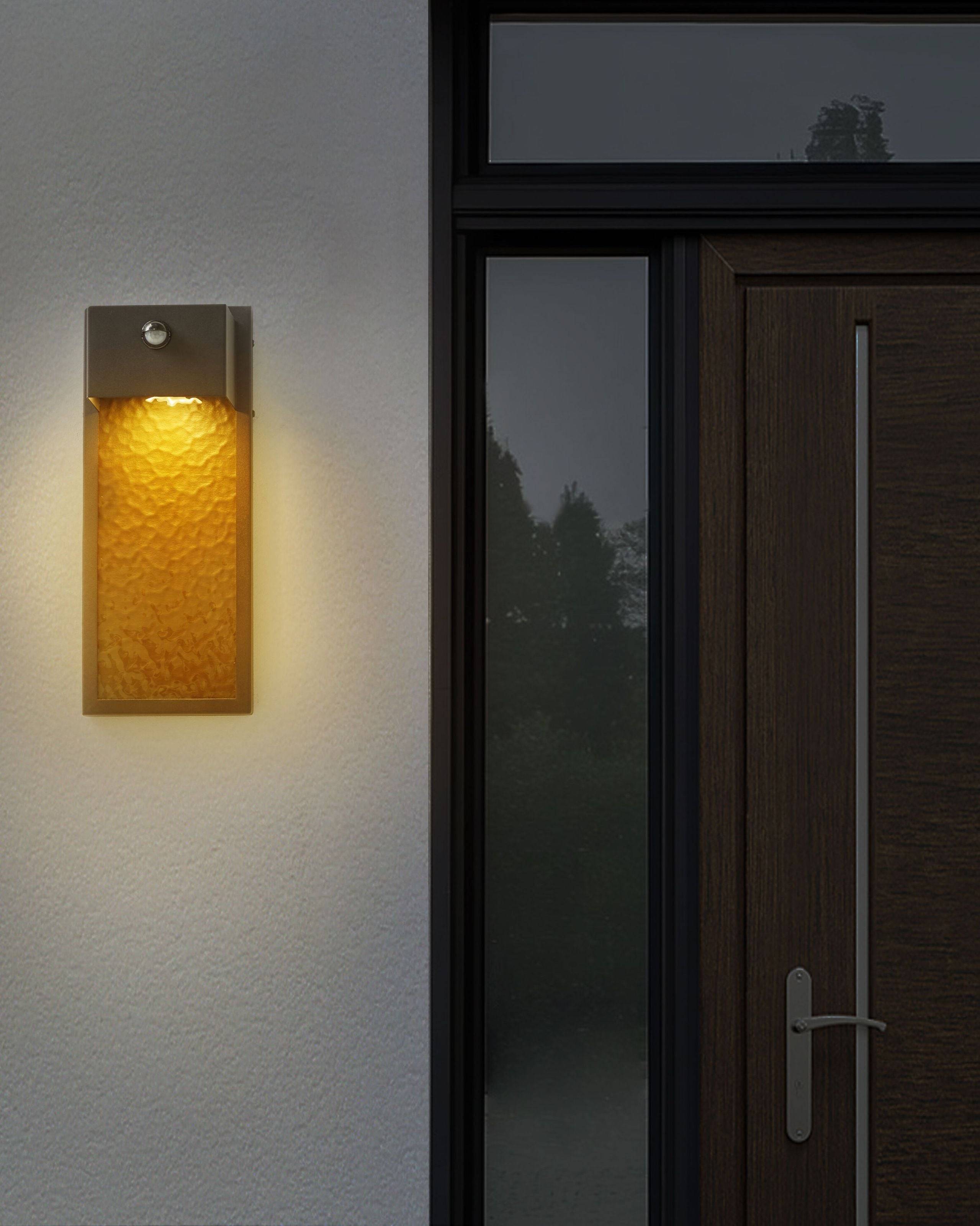 Beliani - Lampe murale pour l'extérieur Métal Gris CARRON - Beliani - Imagen 1