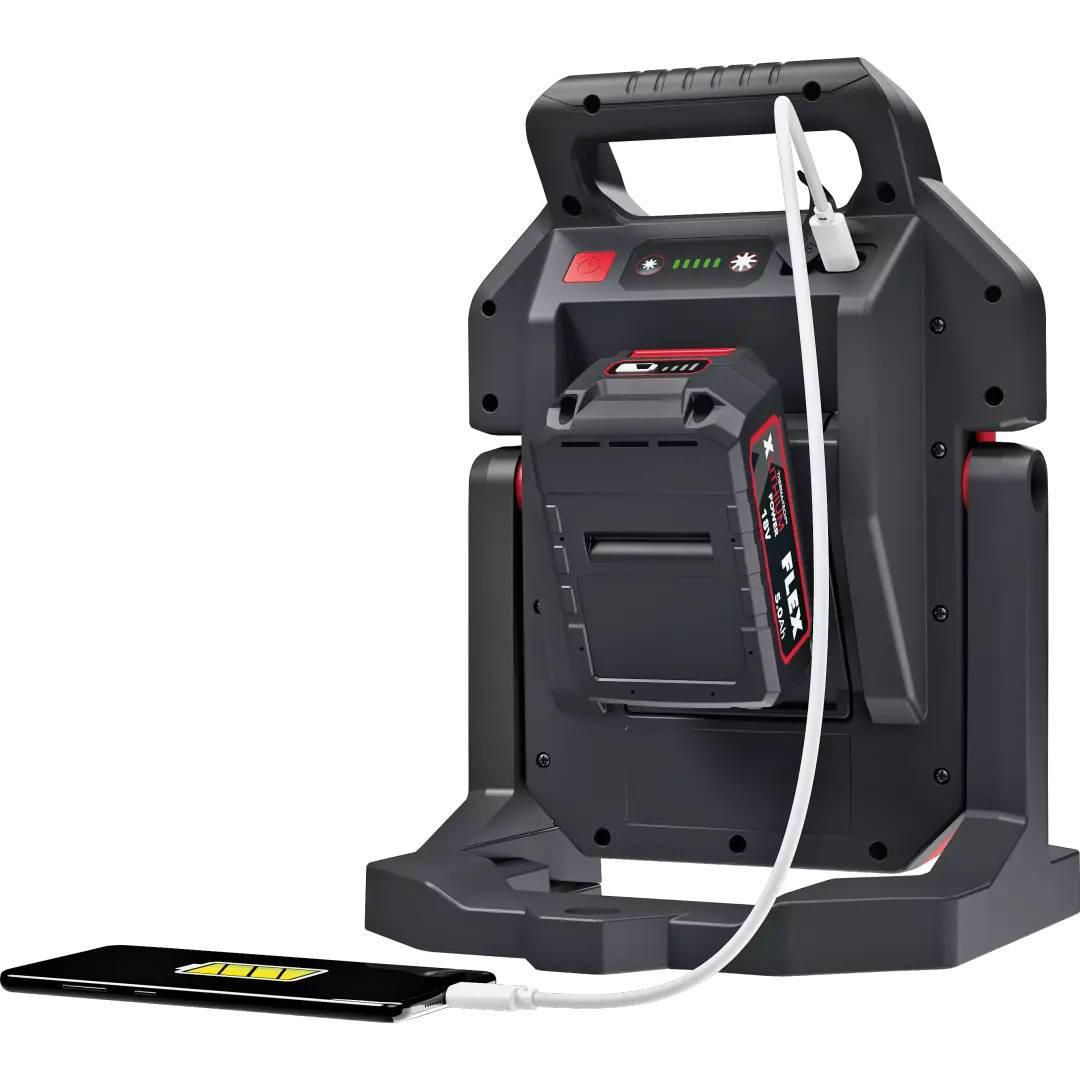 Projecteur de chantier FLEX LED - 10.8/18.0V - Sans batterie, ni chargeur - 504602 - Image 8