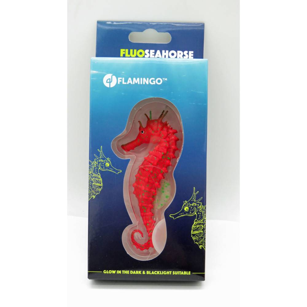 Décoration Aquarium fluo  Hippocampe 4 x 2 x 9 cm.couleur aléatoire. - Imagen 5