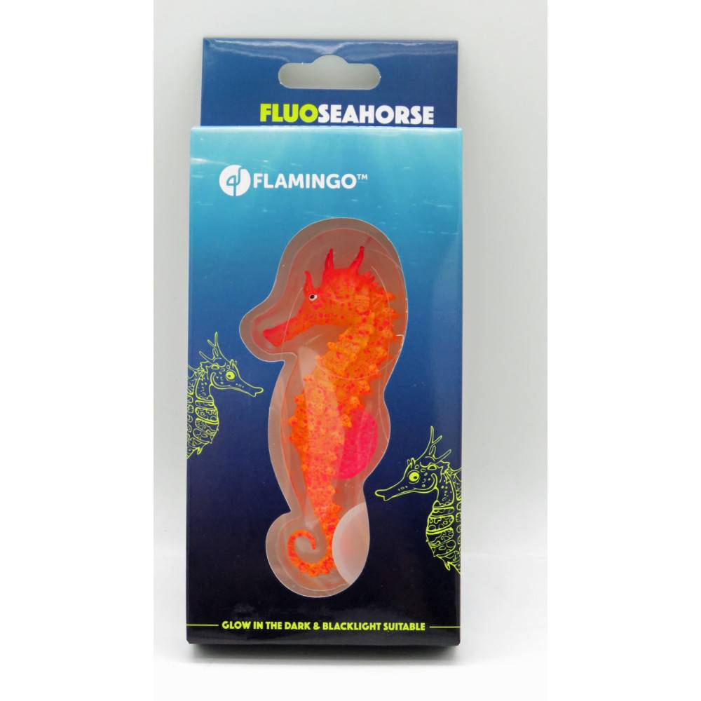 Décoration Aquarium fluo  Hippocampe 4 x 2 x 9 cm.couleur aléatoire. - Imagen 3