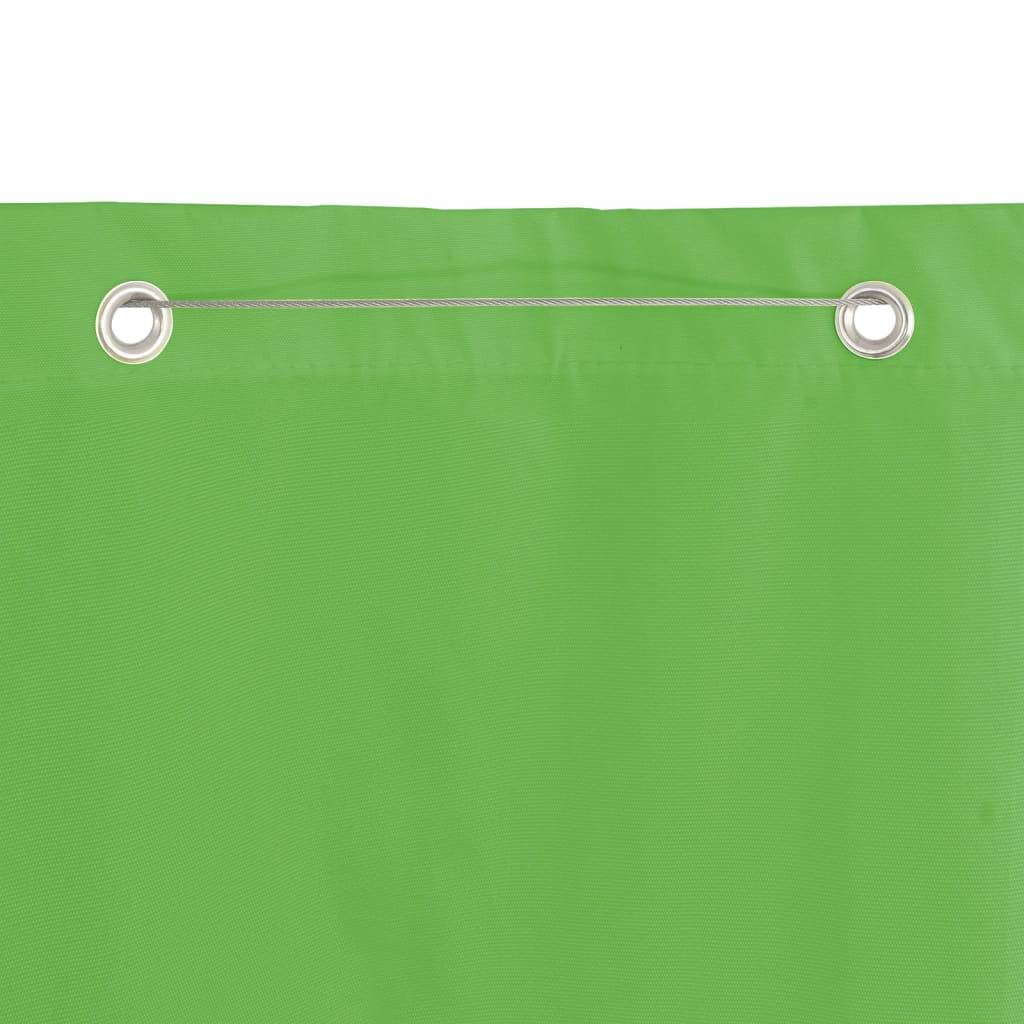 Helloshop26 - Écran de balcon brise pare vue protection confidentialité 100 x 240 cm tissu oxford vert clair - Imagen 4