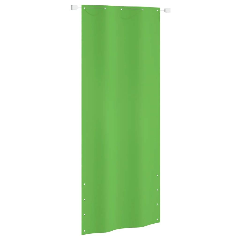Helloshop26 - Écran de balcon brise pare vue protection confidentialité 100 x 240 cm tissu oxford vert clair - Imagen 1