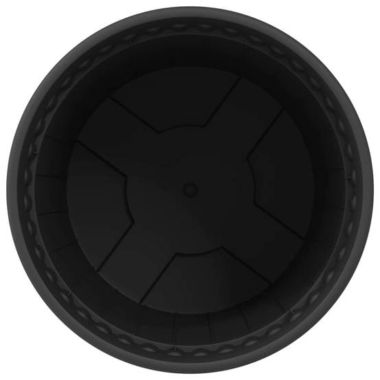 Pot à fleurs rond Plastique Noir 19 x 19 x 16 cm - PANGIVO - Image 6