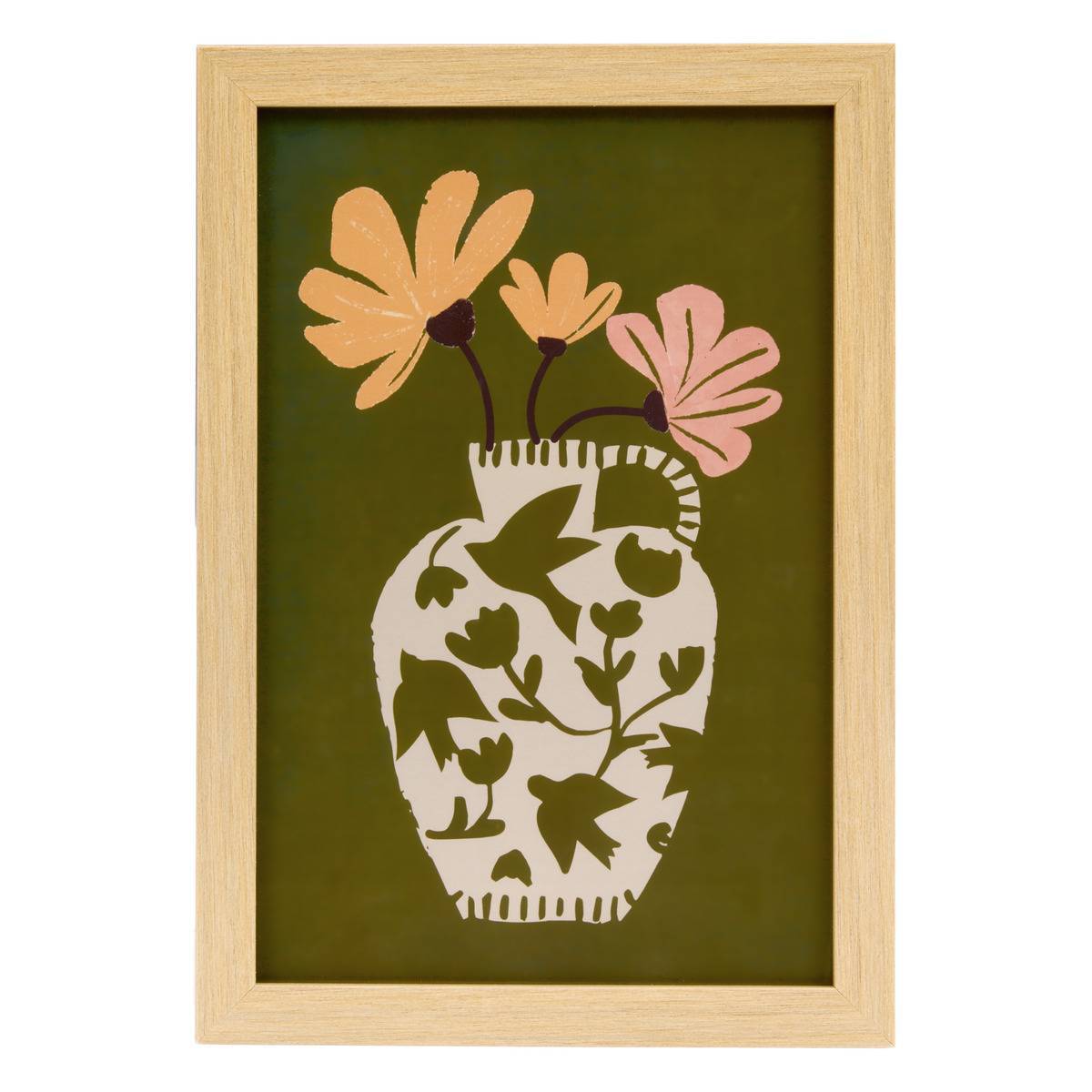 Atmosphera - Affiche encadrée Manny 21x30cm vert kaki - Atmosphera Créateur d'intérieur - Image 2