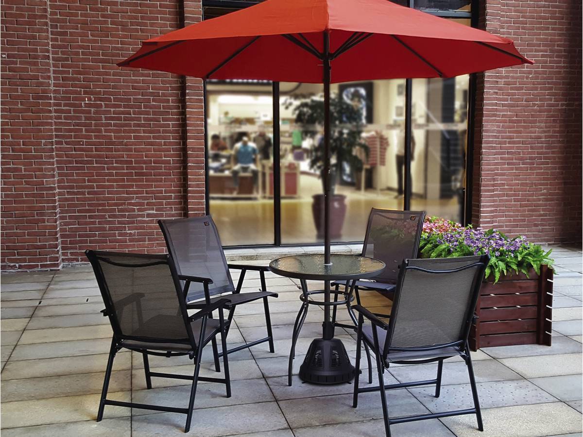 Habitat Et Jardin - Pied Chauffant De Parasol "colas" 1500w - Noir -habitat Et Jardin - Image 2