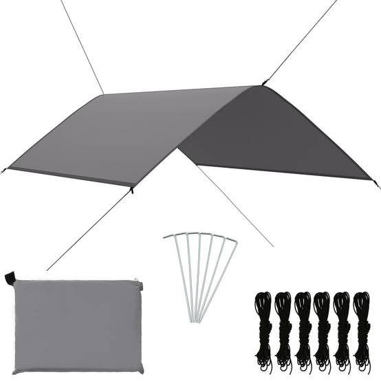 Bâche d'extérieur 3x2 m gris - Image 2