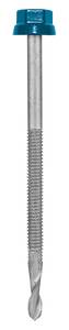 Vis autoperceuse ETANCO Zacrospiral - Ø 6.3x150 mm - Tête hexagonale 12 - Sachet de 100 - Ral 8012 - 551940054