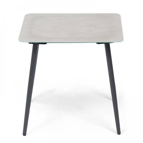 Oviala - Grande table basse de jardin en acier gris Costa Rica - Oviala - Image 3
