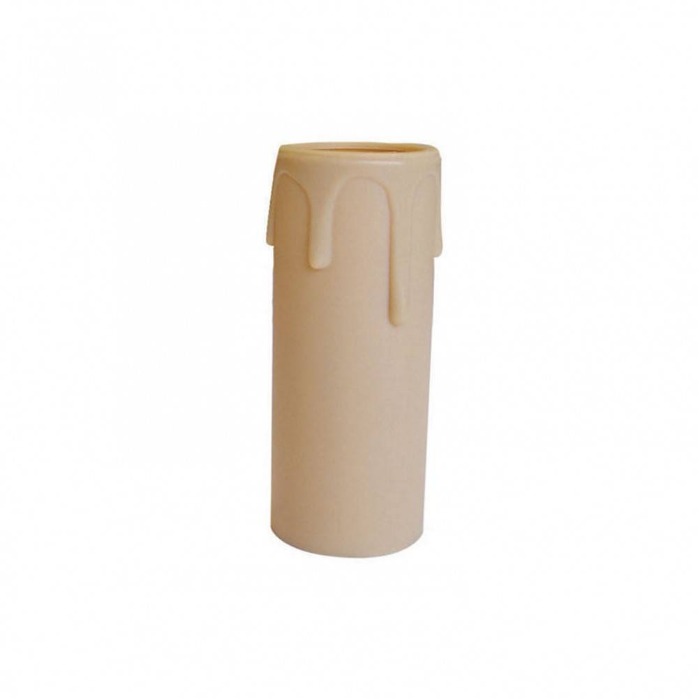 Tibelec - Bougie E14 TIBELEC, plastique, beige