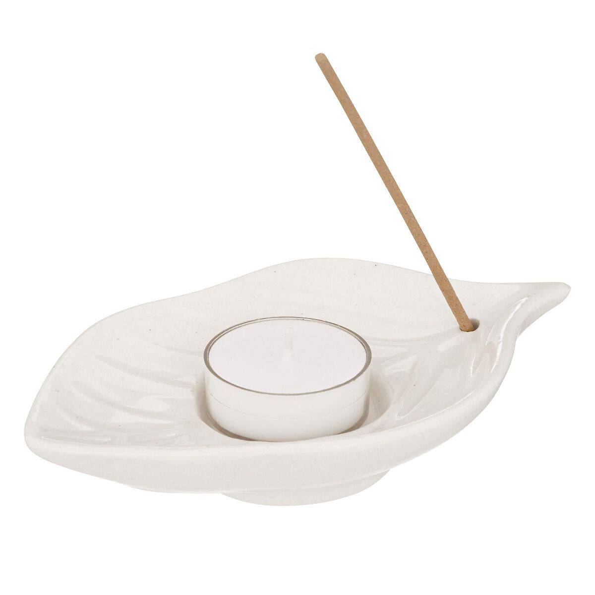 Atmosphera - Coffret Encens & Bougies "Chakra" 22cm Blanc