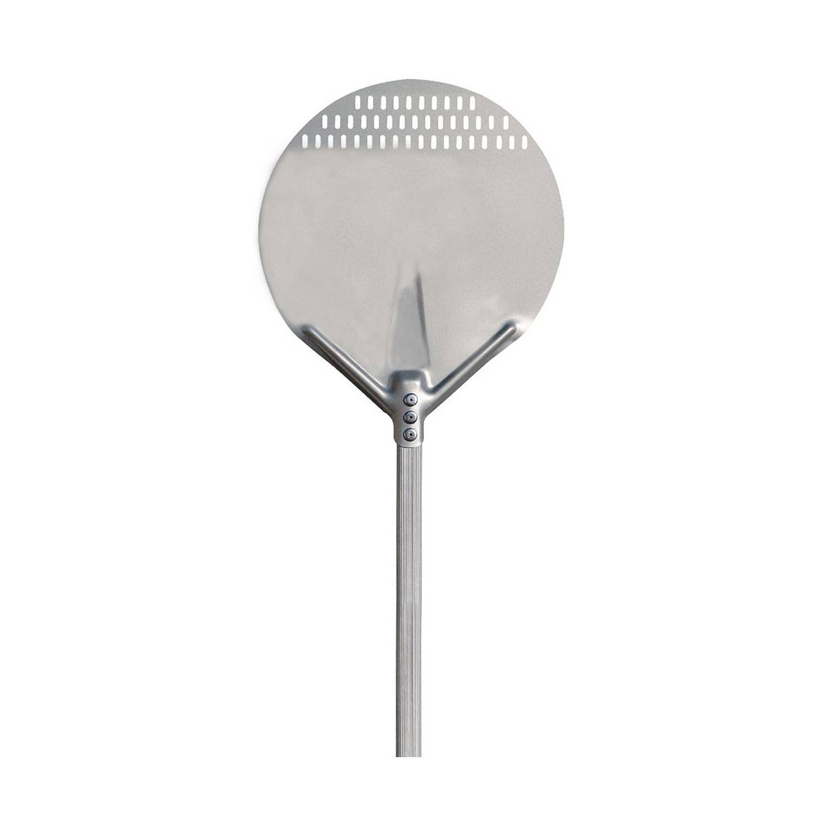 INTEC- Pelle à pizza Ronde Aluminium alimentaire spatule Ø36cm Manche 65 à 120 cm Qualité Professionnelle - Imagen 1