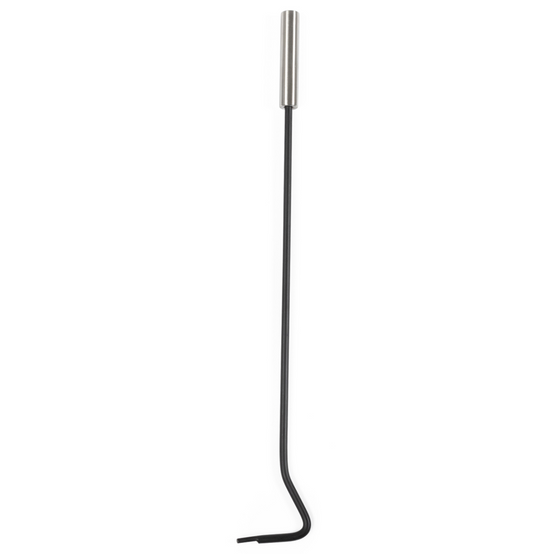 Serviteur de cheminée 5 pièces avec poignées en bois - Accessoires de cheminée de 49 cm - Avec pelle à cendres, balai, tisonnier et support - Poignées noires en fer forgé Serviteur de cheminée 5 pièces avec poignées en bois - Accessoires de cheminée de 49 cm - Avec pelle à cendres, balai, tisonnier et support - Poignées noires en fer forgé