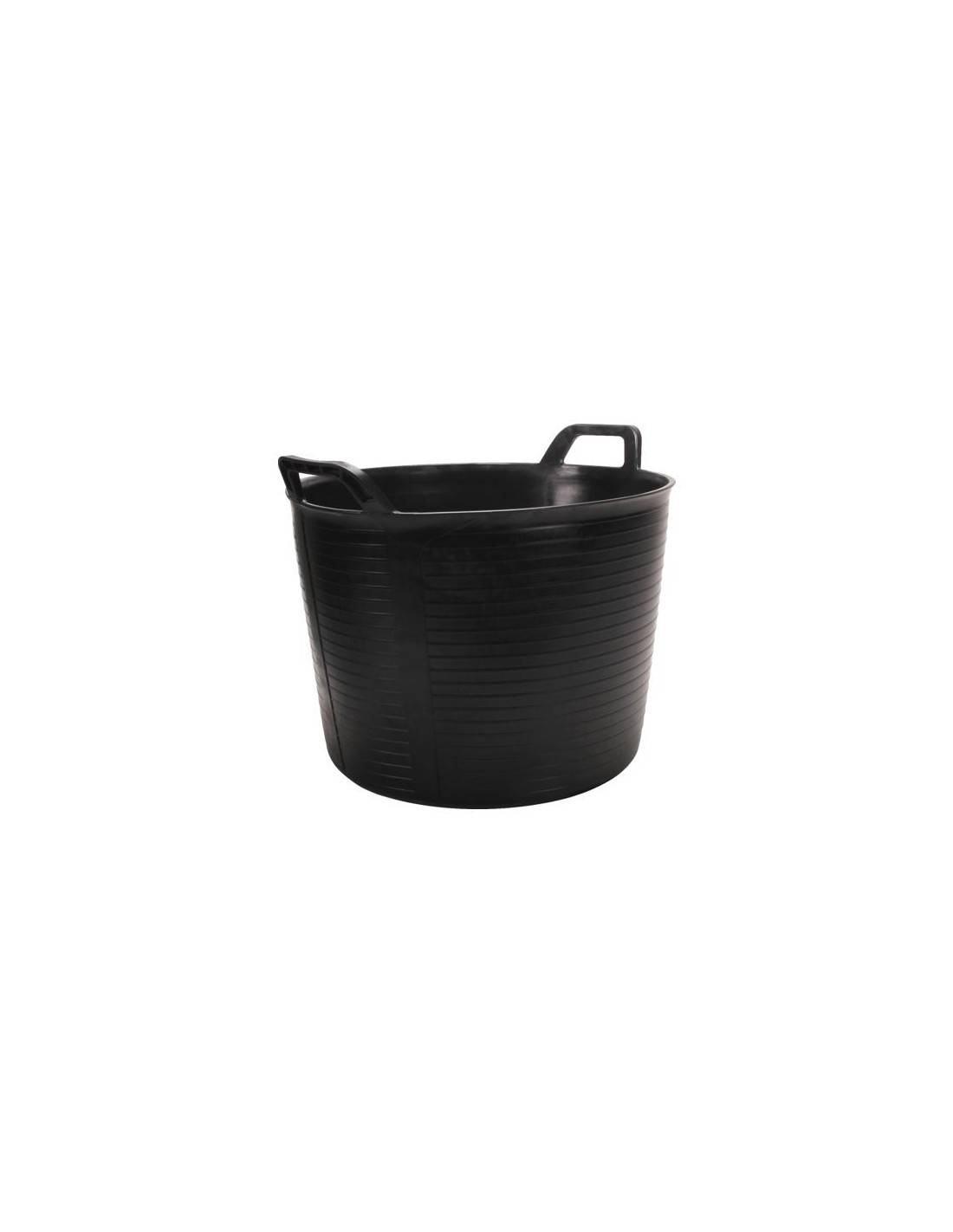 Auge Flexible Rubi Flextub 40l Noir Flexible Et Robuste, Idéale Pour Tout Chantier. - Rubi - Image 1