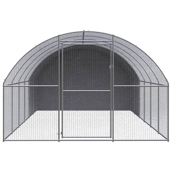 Vidaxl - Poulailler d'extérieur 3x6x2 m Acier galvanisé vidaXL 3095474 - Image 2