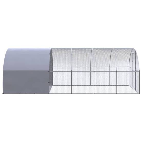 Vidaxl - Poulailler d'extérieur 3x6x2 m Acier galvanisé vidaXL 3095474 - Image 5
