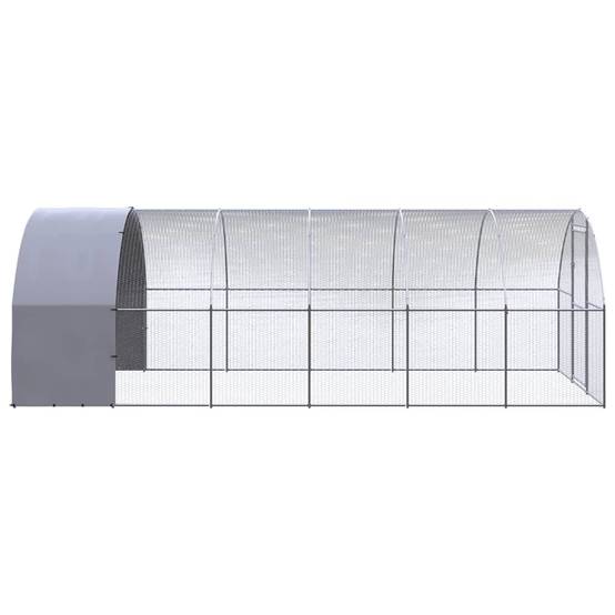 Vidaxl - Poulailler d'extérieur 3x6x2 m Acier galvanisé vidaXL 3095474 - Image 4
