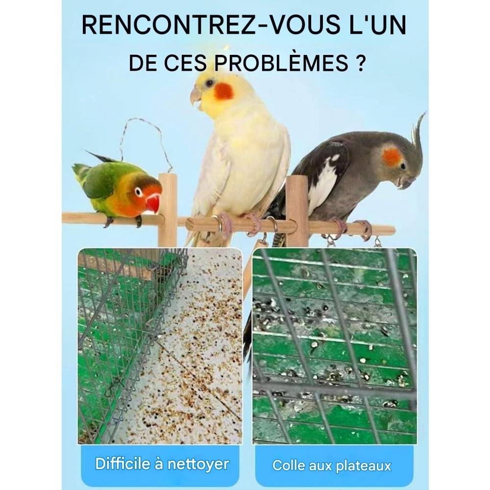 DtopbuyAge - Sacs de doublure pour cages d'oiseaux DtopbuyAge - Image 2