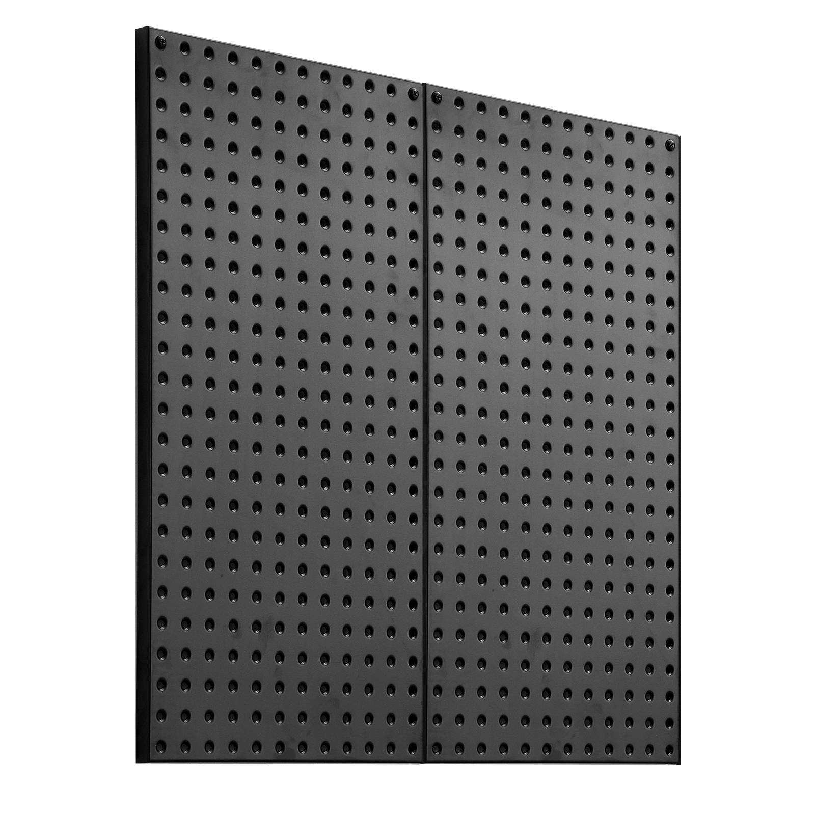 VEVOR Panneau perforé mural 609.6x304.8mm, métal, 2 panneaux, noir. - Image 1