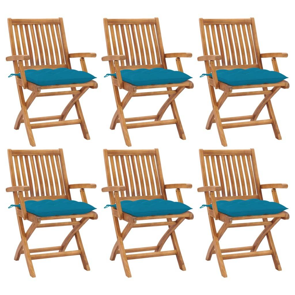 Prolenta Premium - Lot de 6 Chaise bois composite  Louan Bleu  56 X 58 X 88 cm  - P87209B - Image 1