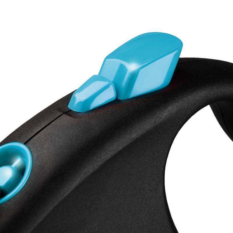 Flexi - Laisse Black Design S Tape 5m black/ blue FU12T5-251-S-CHBL Flexi - Image 3