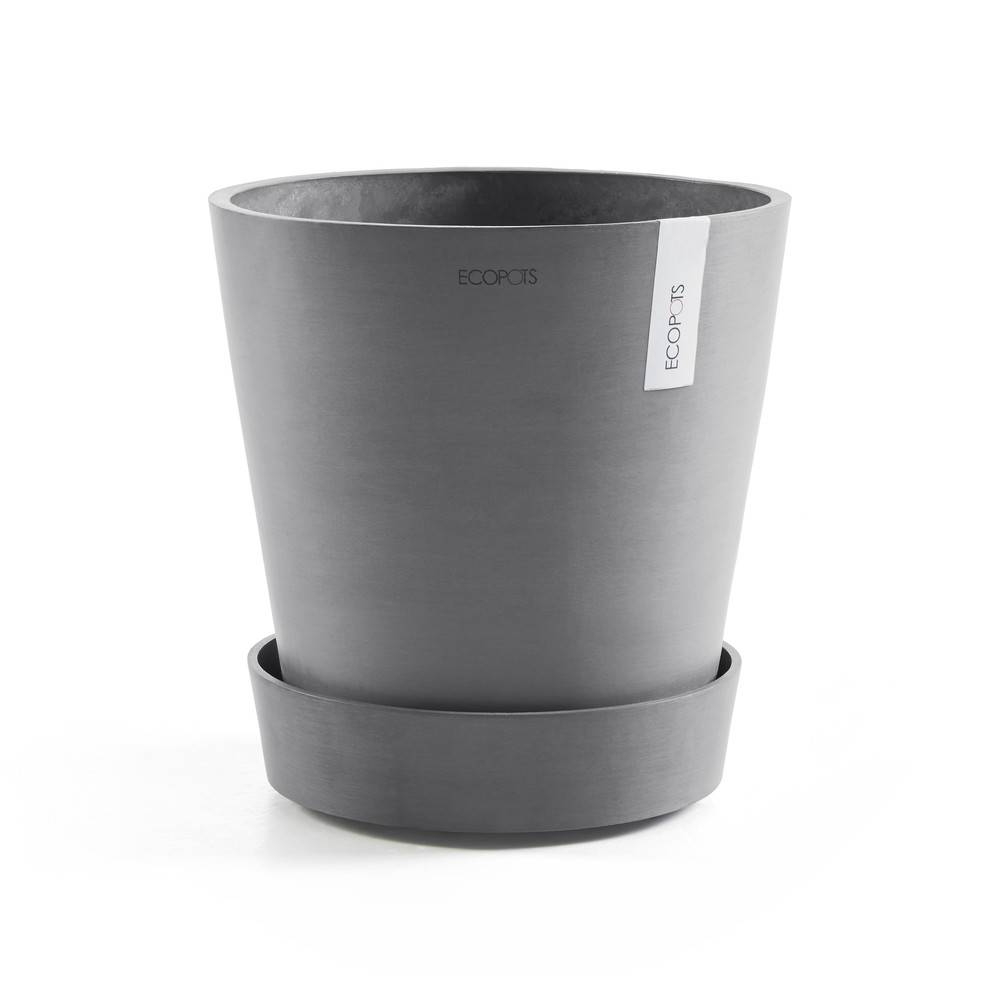 Ecopots - Support à roulettes Wheels 60 Gris - Ø 51 x H. 12,4 cm ECOPOTS - Imagen 1