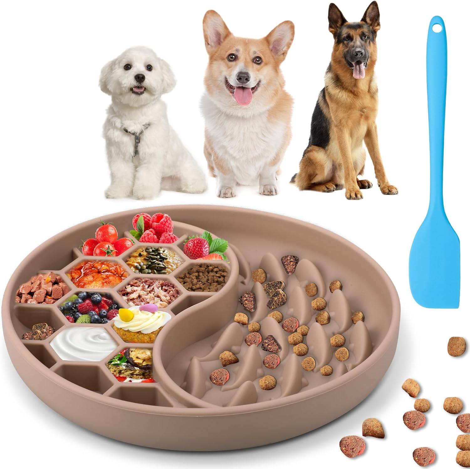 Gamelle anti-glouton pour chiens et chats Vendos85