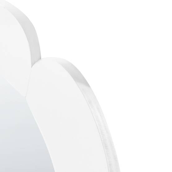 Beliani - Miroir MDF Blanc ATIK - 50x2x50- Beliani - Image 4