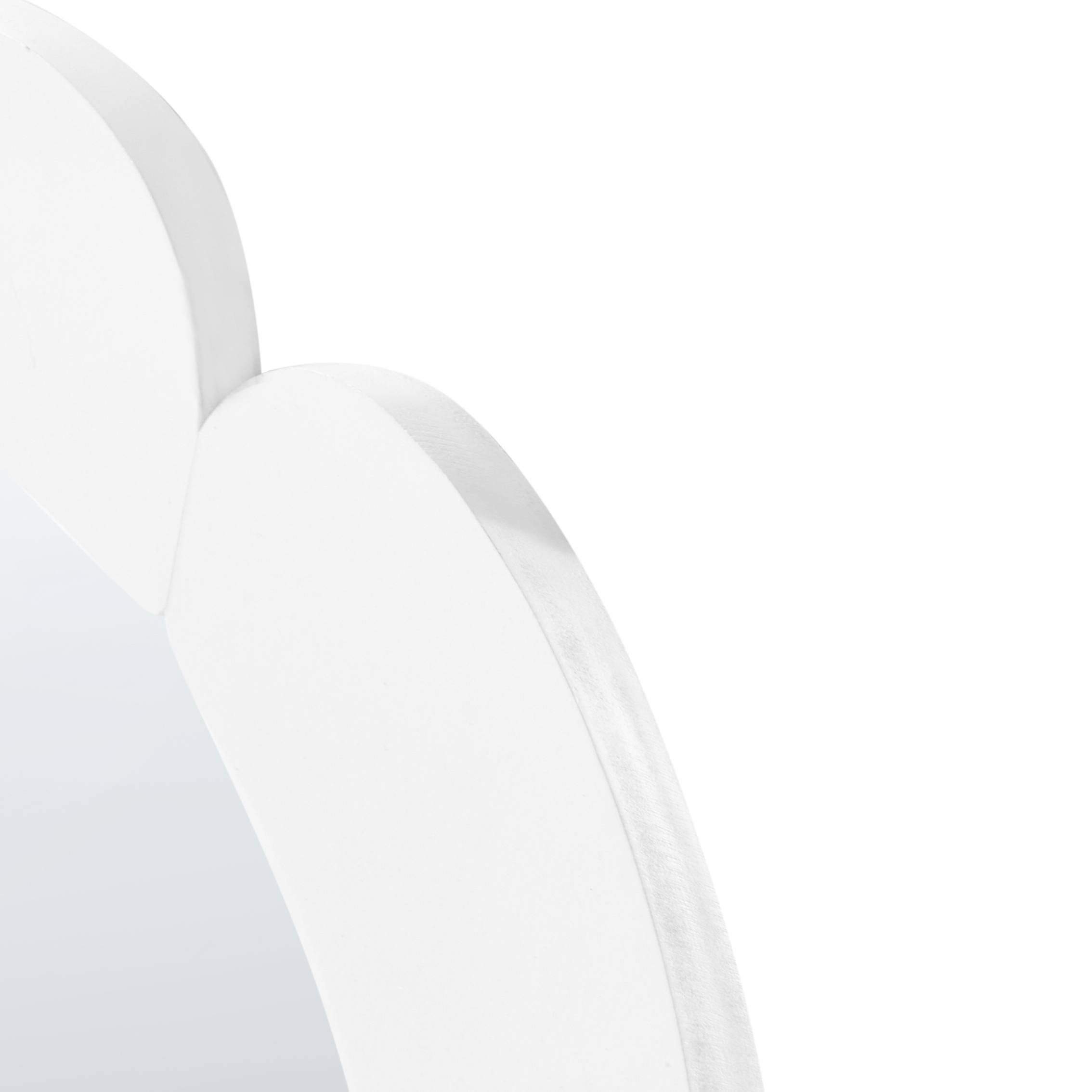 Beliani - Miroir MDF Blanc ATIK - 50x2x50- Beliani - Image 4