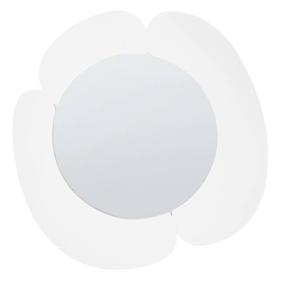 Beliani - Miroir MDF Blanc ATIK - 50x2x50- Beliani - Image 2