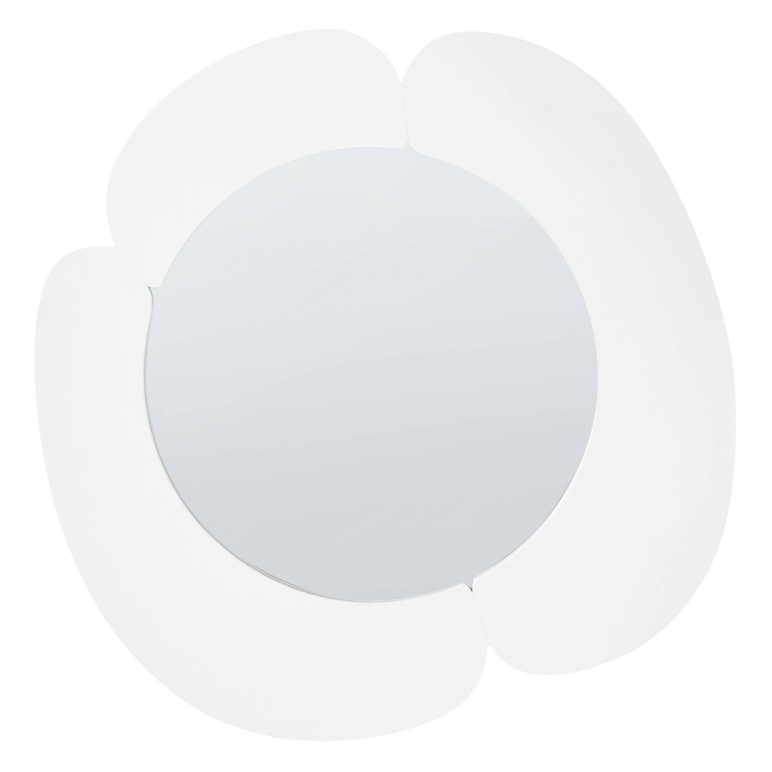 Beliani - Miroir MDF Blanc ATIK - 50x2x50- Beliani - Image 2