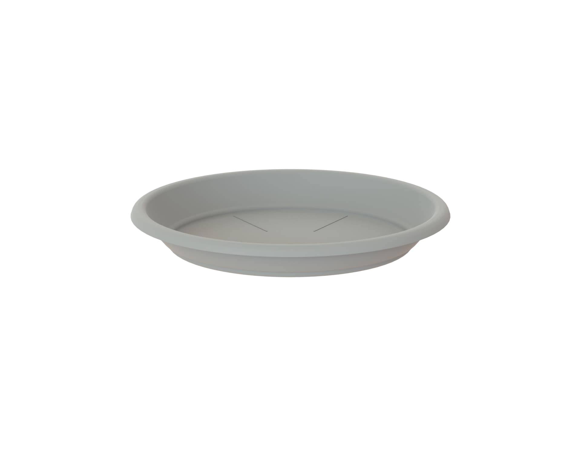 Artevasi - Soucoupe Ronde Plastique Gris Clair Ø 26 cm - ARTEVASI