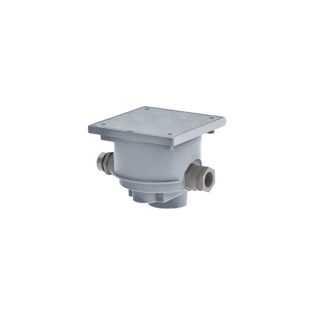 boite de connexion ø 50 mm a coller gris pour spot piscine - Image 1