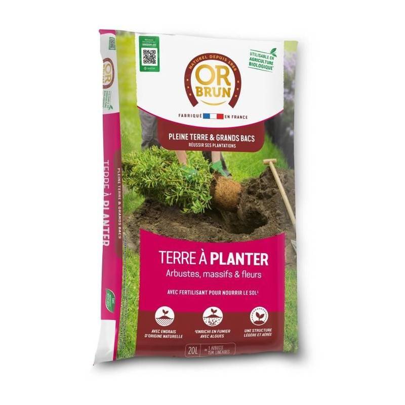 Or Brun - Terre A Planter - Or Brun - Obrtap20n - 20 L