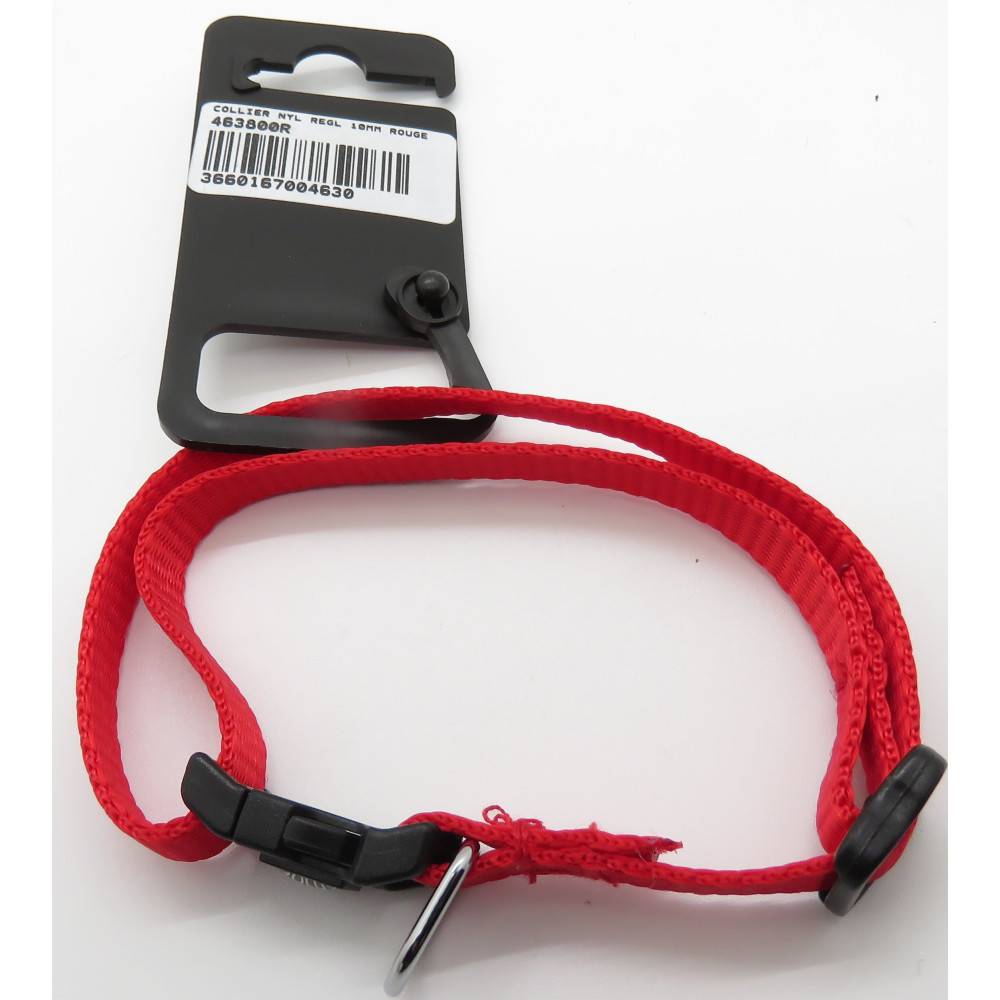 Zolux - Collier nylon 25 - 35  cm X 10 mm rouge pour chien. - Imagen 4