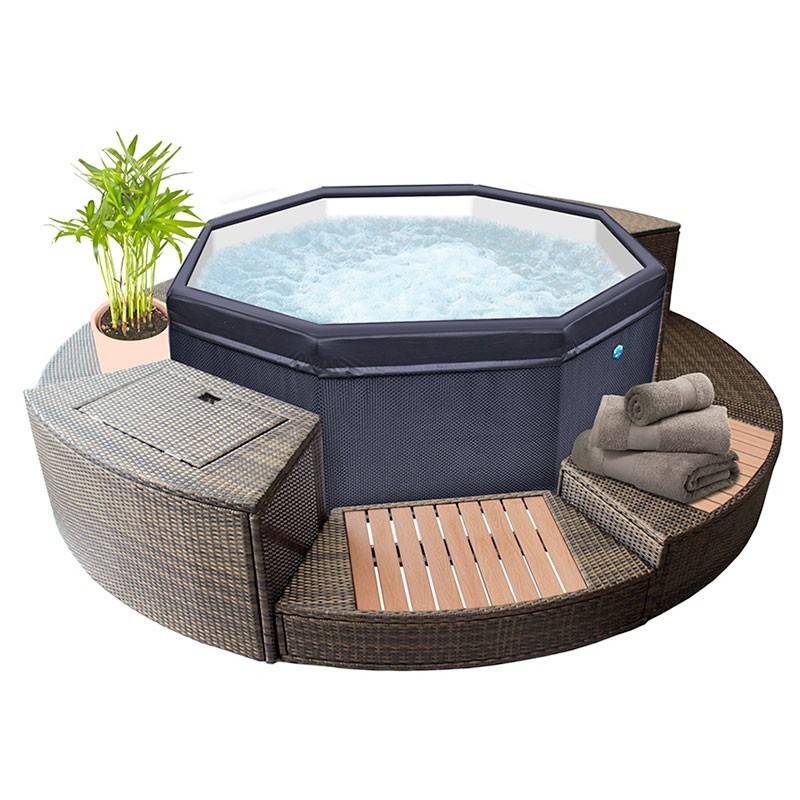 Netspa - Spa NetSpa Octopus semi-rigide 4-6 places + mobilier 5 éléments - Image 1