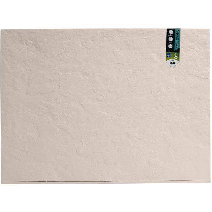 Eda - Jardinière rectangulaire Volcania effet pierre - 78,5 x 29,5 x 60 cm - 46 L - Beige calcaire - Eda - Image 8