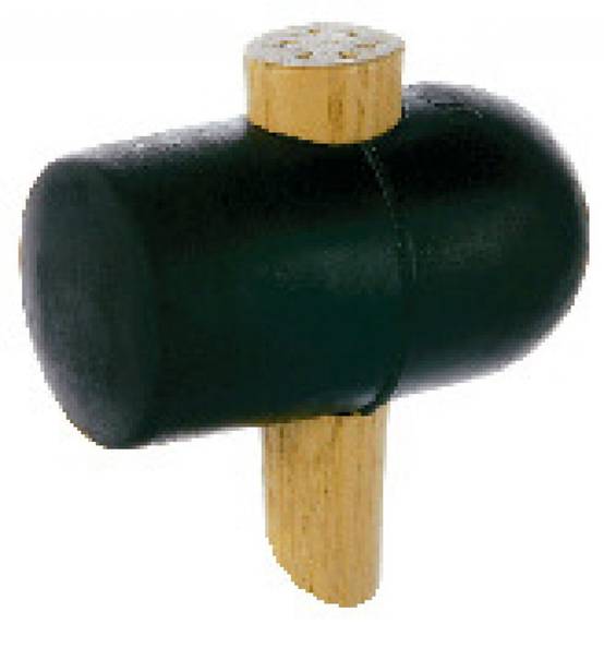Maillet caoutchouc forme carreleur noir - MOB - Image 4