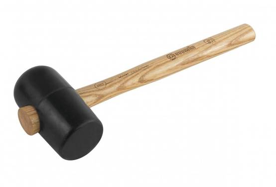 Maillet caoutchouc forme carreleur noir - MOB - Image 1