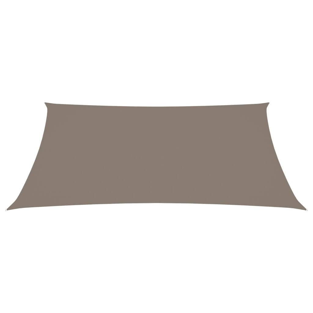 Helloshop26 - Voile toile d'ombrage parasol tissu oxford rectangulaire 5 x 7 m taupe - Imagen 2